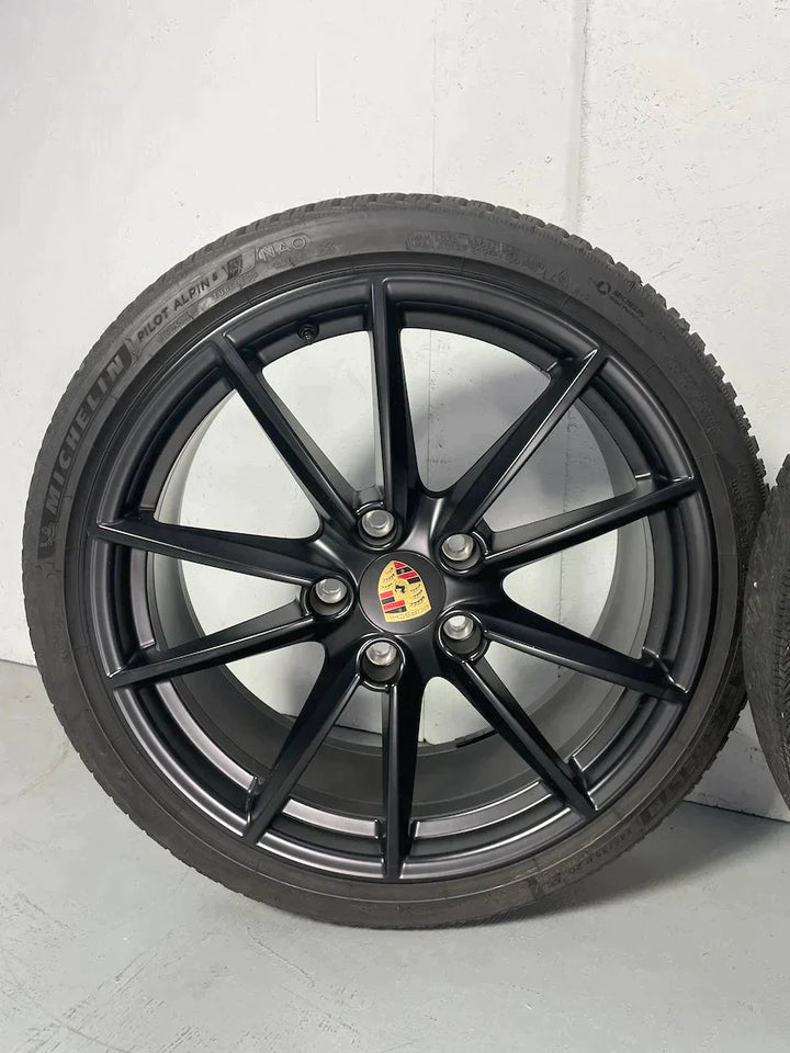 Porsche 992 20 21 Zoll Carrera S Winter Räder Michelin MwSt.awb. 7+8mm