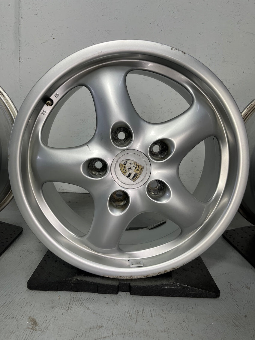 Porsche 968 CS 17 Zoll Cup II Felgen 7,5J ET65 +9Jx17 ET55 968 928 944 TOP