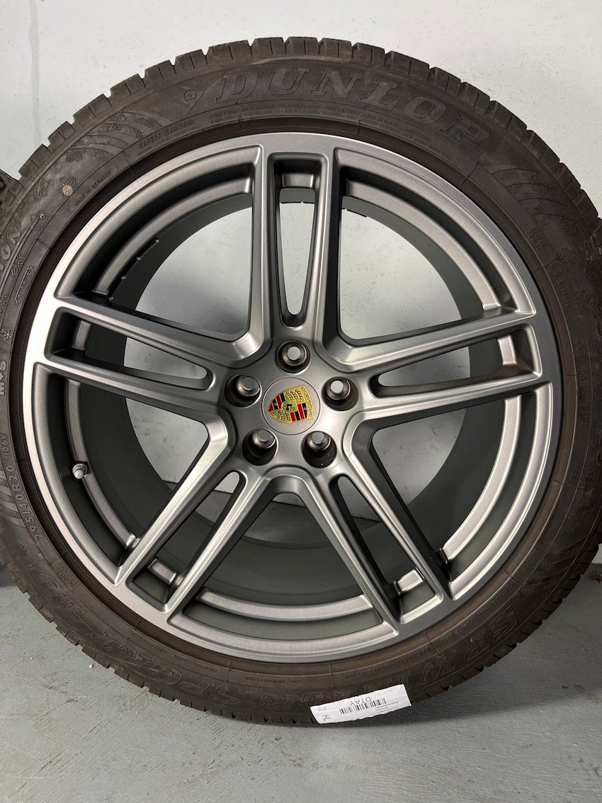Porsche Macan II 20 Zoll Turbo Winter Räder Dunlop PLATINUM NEUREIFEN