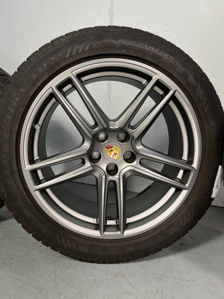 Porsche Macan II 20 Zoll Turbo Winter Räder Dunlop PLATINUM NEUREIFEN