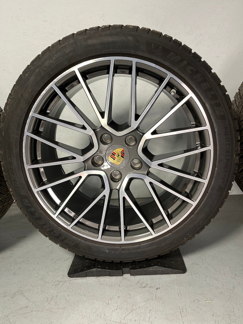 Porsche Cayenne E3 21 Zoll RS Spyder Winter Räder Michelin MwSt.awb.