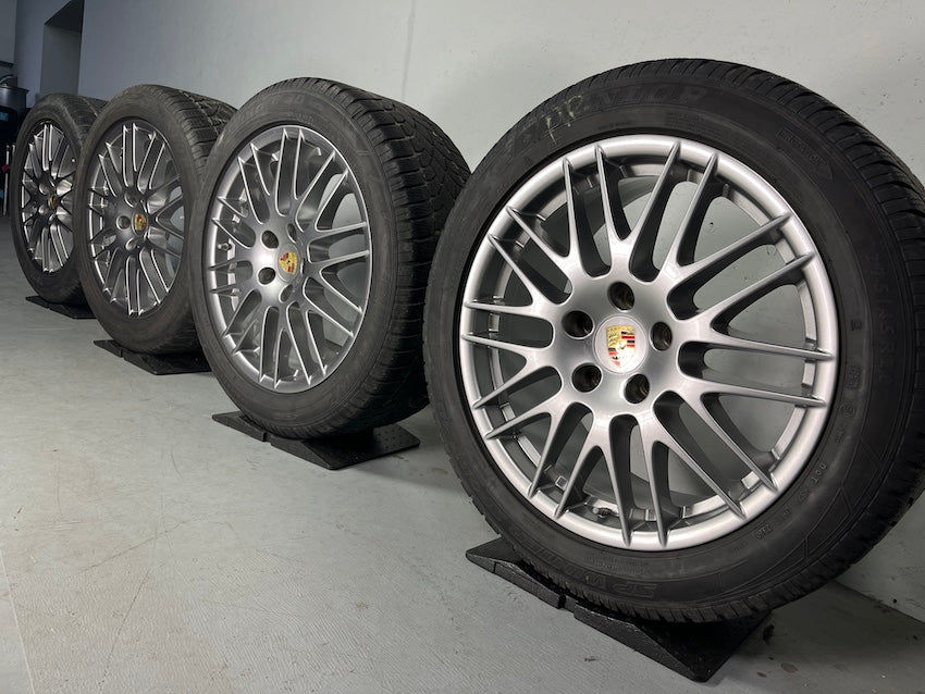 Porsche Cayenne 20 Zoll RS Spyder 958 Winter Räder Dunlop DOT2020