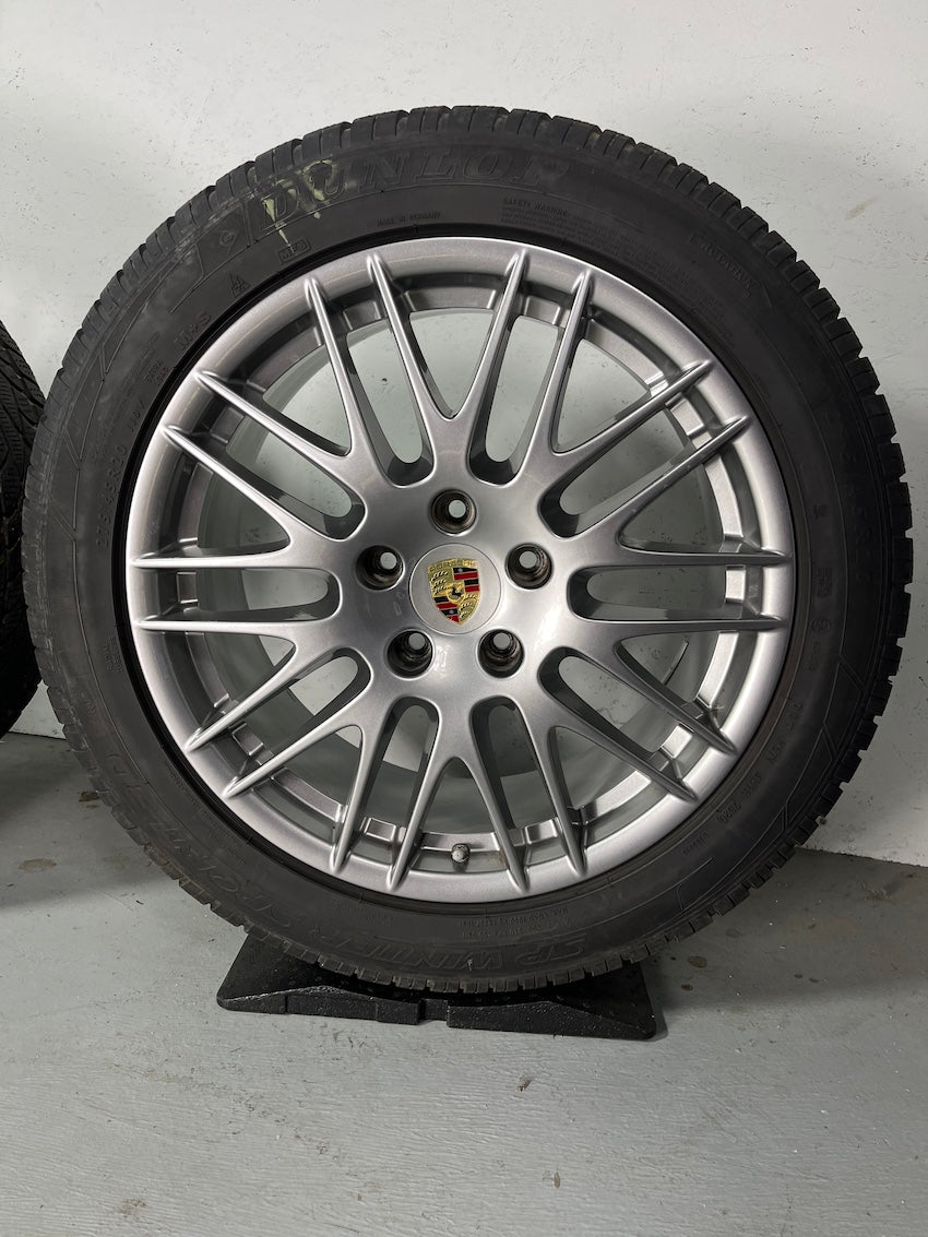 Porsche Cayenne 20 Zoll RS Spyder 958 Winter Räder Dunlop DOT2020