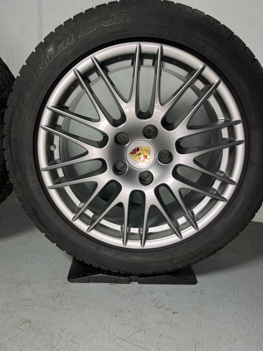 Porsche Cayenne 20 Zoll RS Spyder 958 Winter Räder Dunlop DOT2020