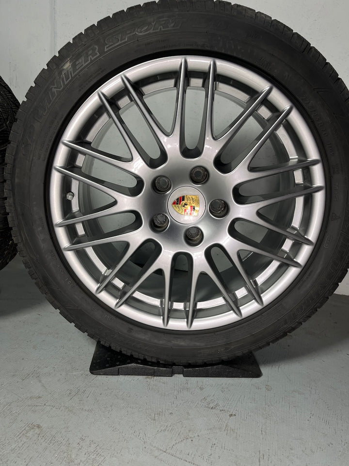 Porsche Cayenne 20 Zoll RS Spyder 958 Winter Räder Dunlop DOT2020