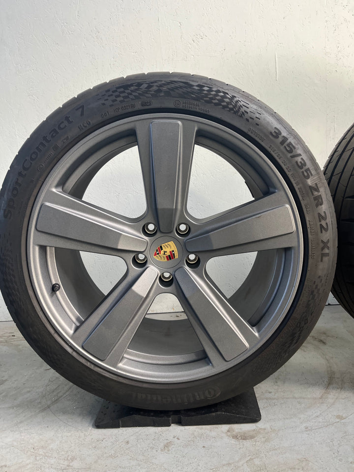 Porsche Cayenne Coupe E3 II 22 Zoll Exclusive Design Sommer VESUVGRAU