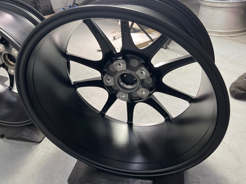 Porsche 991.1 20 Zoll Carrera S III Felgen Allrad C4 4S neu beschichtet mattschwarz