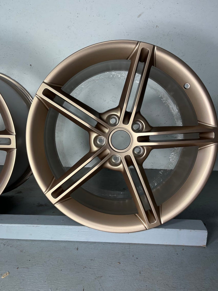 Porsche Taycan 21 Zoll MISSION E Felgen in GT3 RS Farbe "NEODYME"