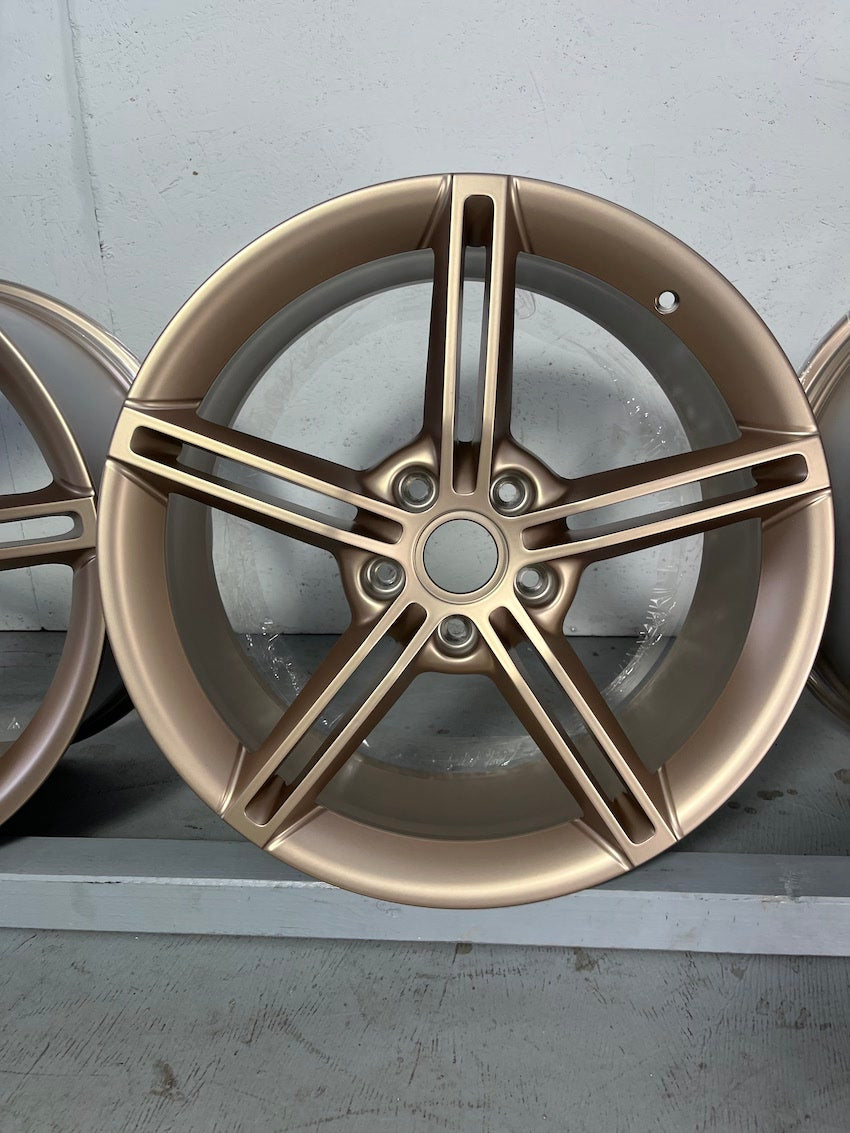 Porsche Taycan 21 Zoll MISSION E Felgen in GT3 RS Farbe "NEODYME"