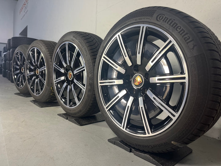 Porsche Taycan J1 20 Zoll Sport Aero Winter Neureifen Continental aus 2024 8,5mm