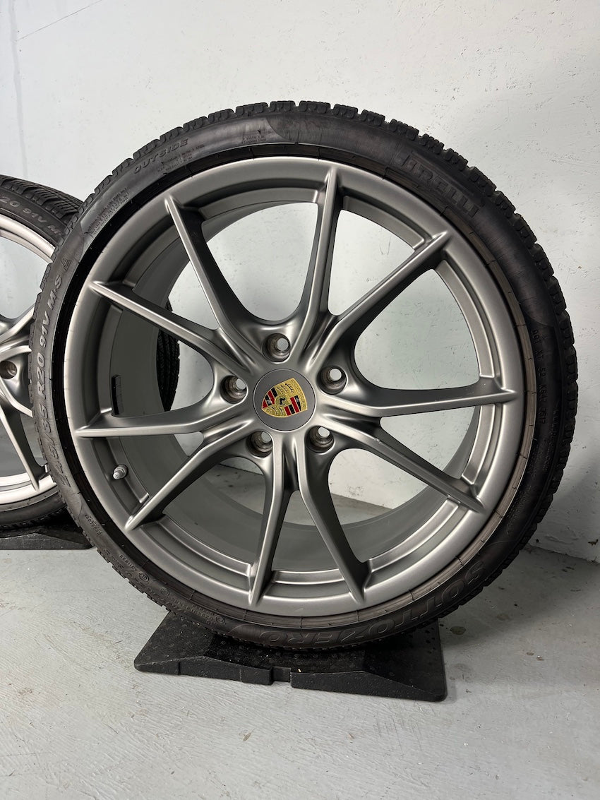 Porsche 991.2 20 Zoll Carrera S Winter Räder Pirelli 4S C4 platinum TOP