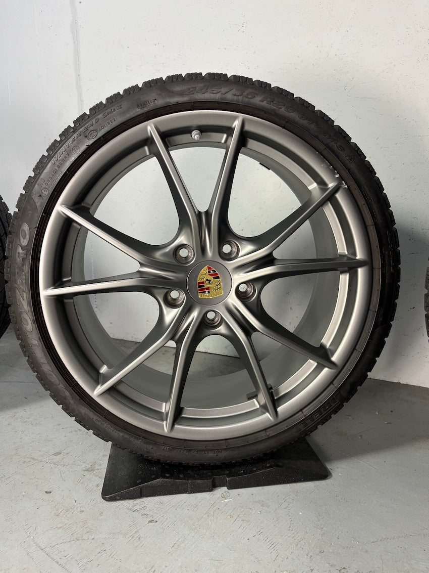 Porsche 991.2 20 Zoll Carrera S Winter Räder Pirelli 4S C4 platinum TOP