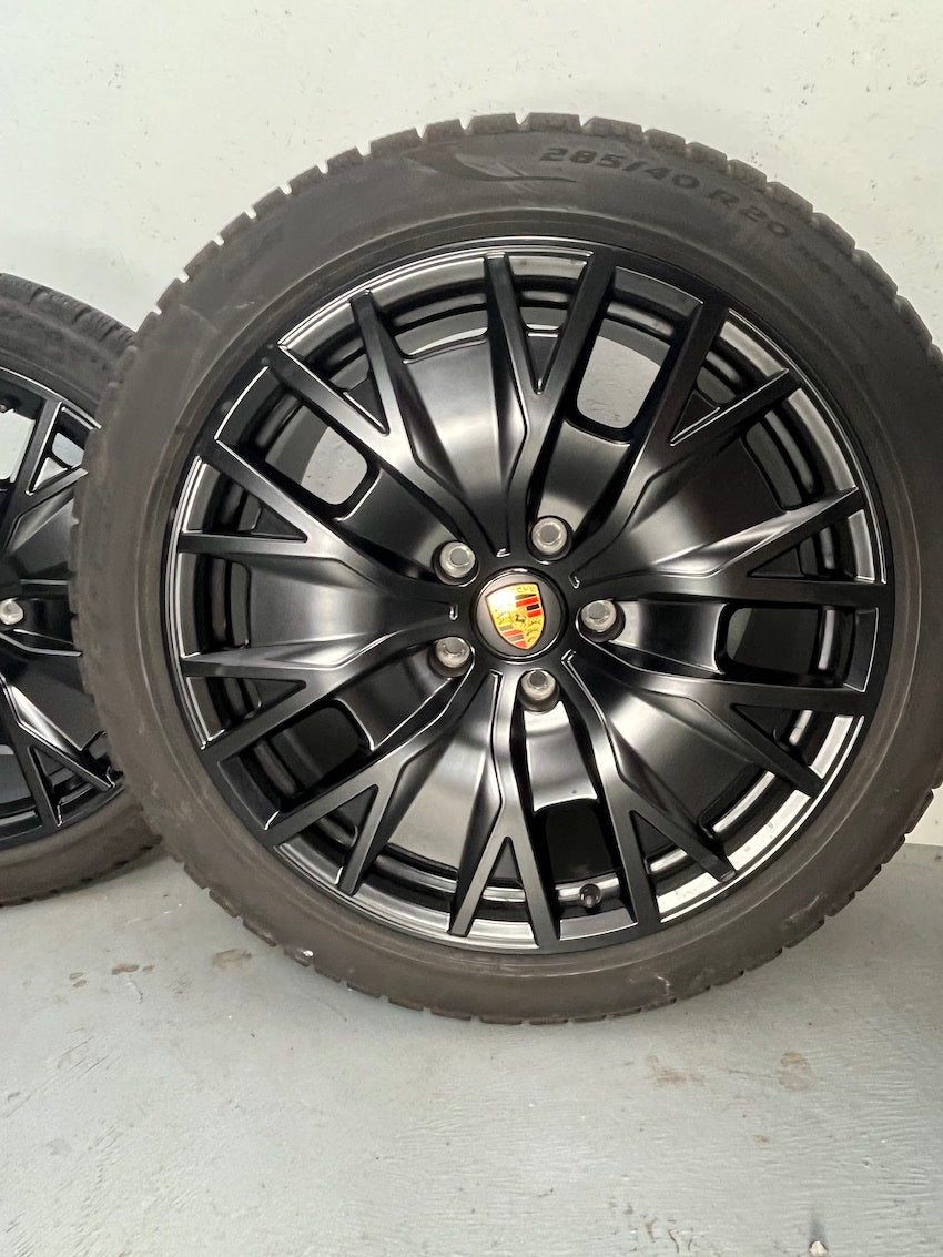 Porsche Taycan 20 Zoll TURBO S AERO Winter Räder NEUER RADSATZ