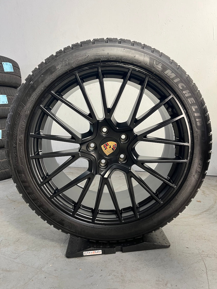 Porsche Cayenne E3 COUPE 9Y0 21 Zoll RS Spyder Winter Räder Michelin DOT2020/2023