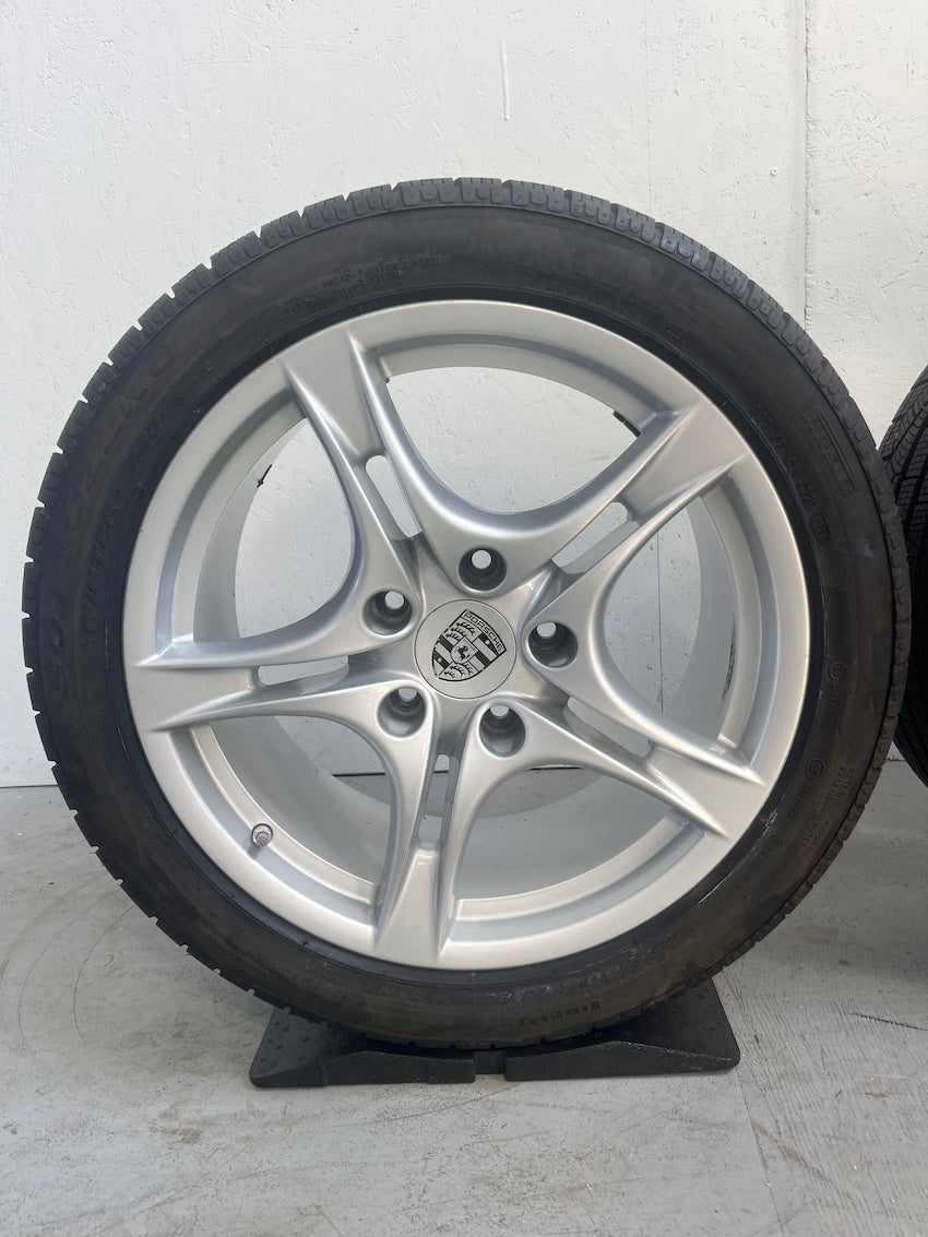 Porsche Boxster 987 18 Zoll Cayman S II Winter Räder Pirelli DOT2020/21 8mm