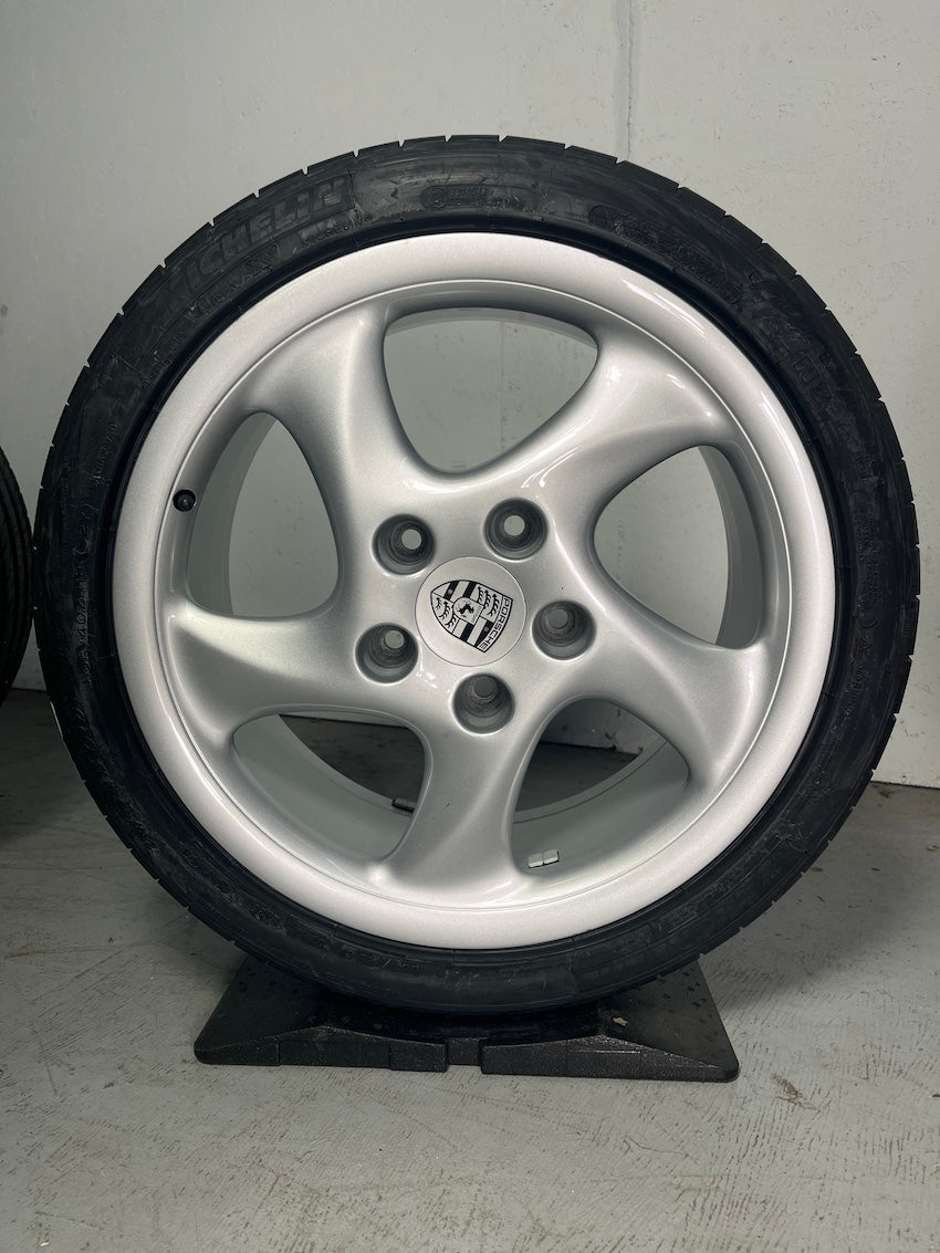 Porsche 993 18 Zoll Turbo Look I Sommer 8J ET52 +10J ET65 Michelin NEU