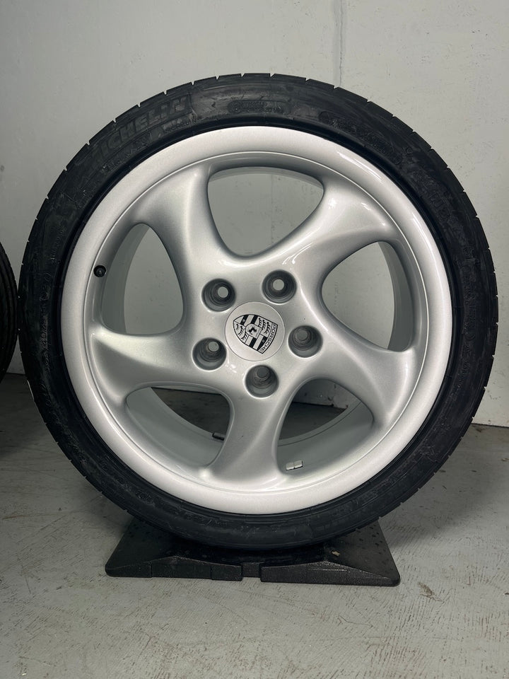 Porsche 993 18 Zoll Turbo Look I Sommer 8J ET52 +10J ET65 Michelin NEU