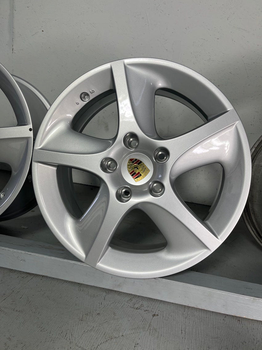Porsche 996 C2 C4 18 Zoll Sport Techno Felgen HOHLKAMMER NEU NEU NEU