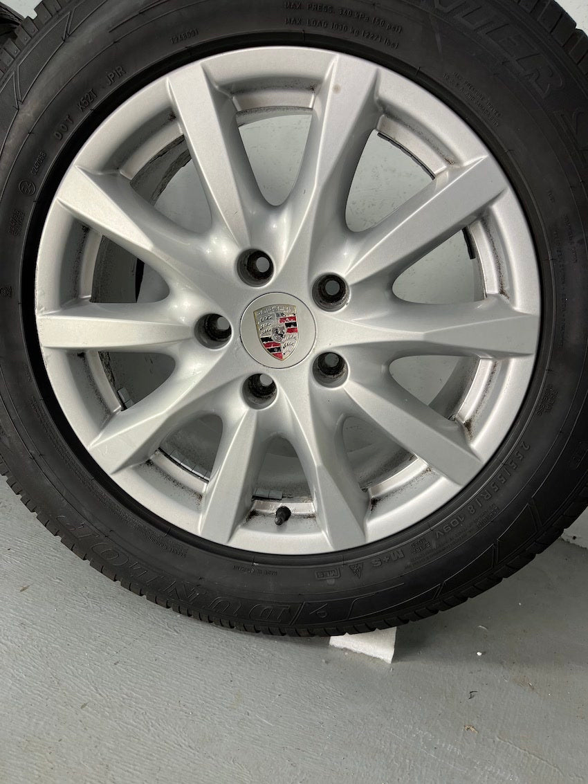 Porsche Cayenne 18 Zoll Winter Räder 958 Dunlop DOT 2019/ 2020 6,5mm