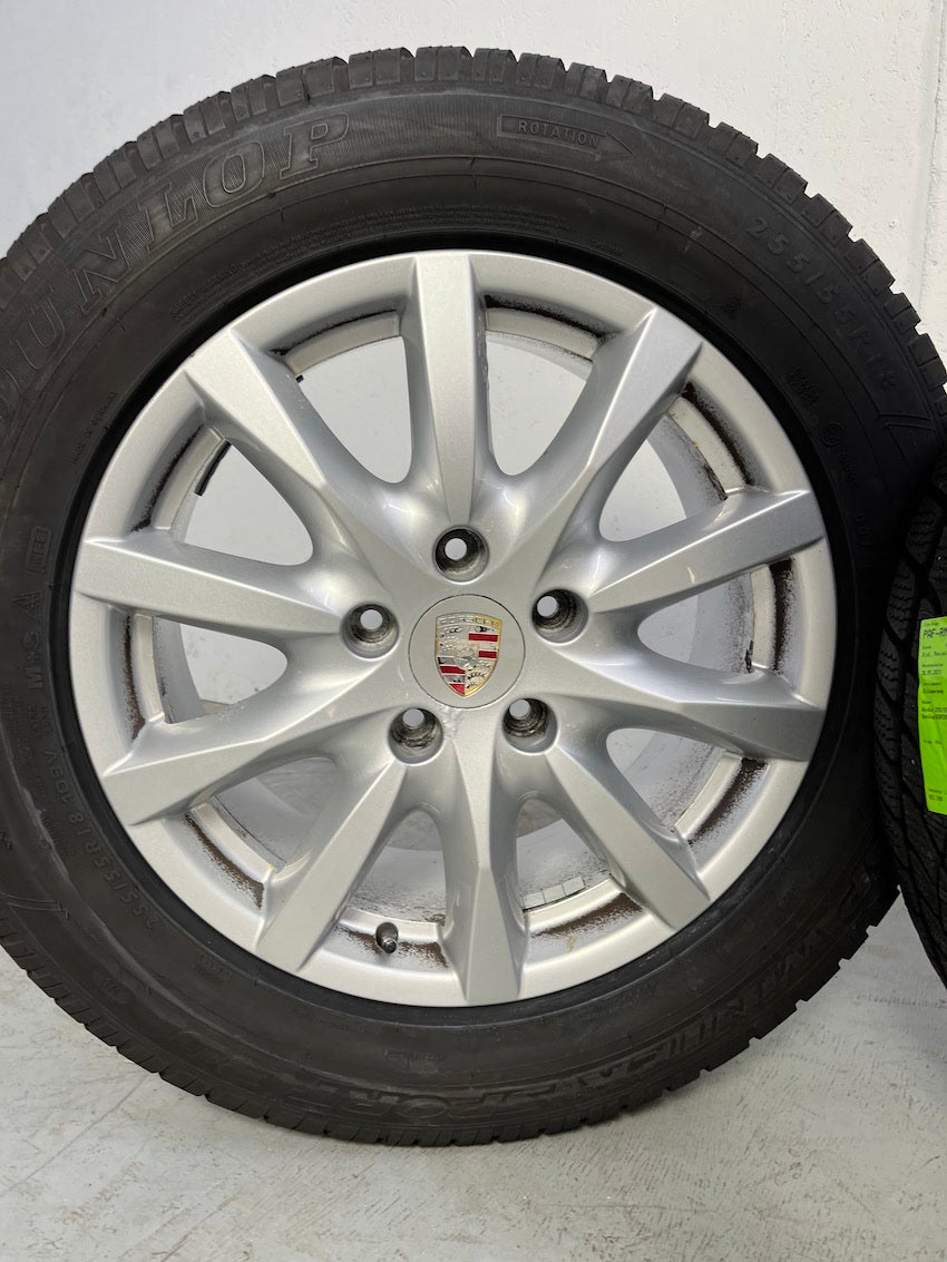 Porsche Cayenne 18 Zoll Winter Räder 958 Dunlop DOT 2019/ 2020 6,5mm