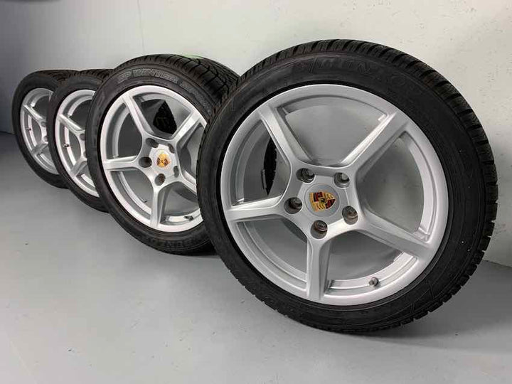 Porsche Boxster 18 Zoll Cayman Porsche 981 Winter Räder Dunlop 2017