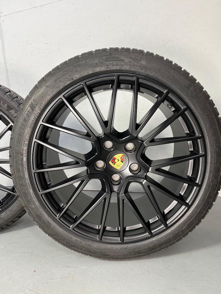 Porsche Cayenne E3 9Y0 21 Zoll RS Spyder Winter Räder Michelin NEU