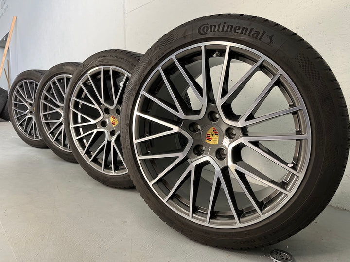 Porsche Cayenne E3 I 9Y0 21 Zoll RS Spyder Winter Räder Conti MwSt.awb.