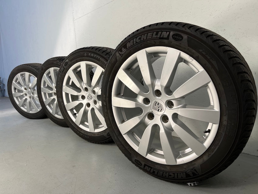 Porsche Cayenne 958 20 Zoll Sport Design II Winter Räder 958 Michelin