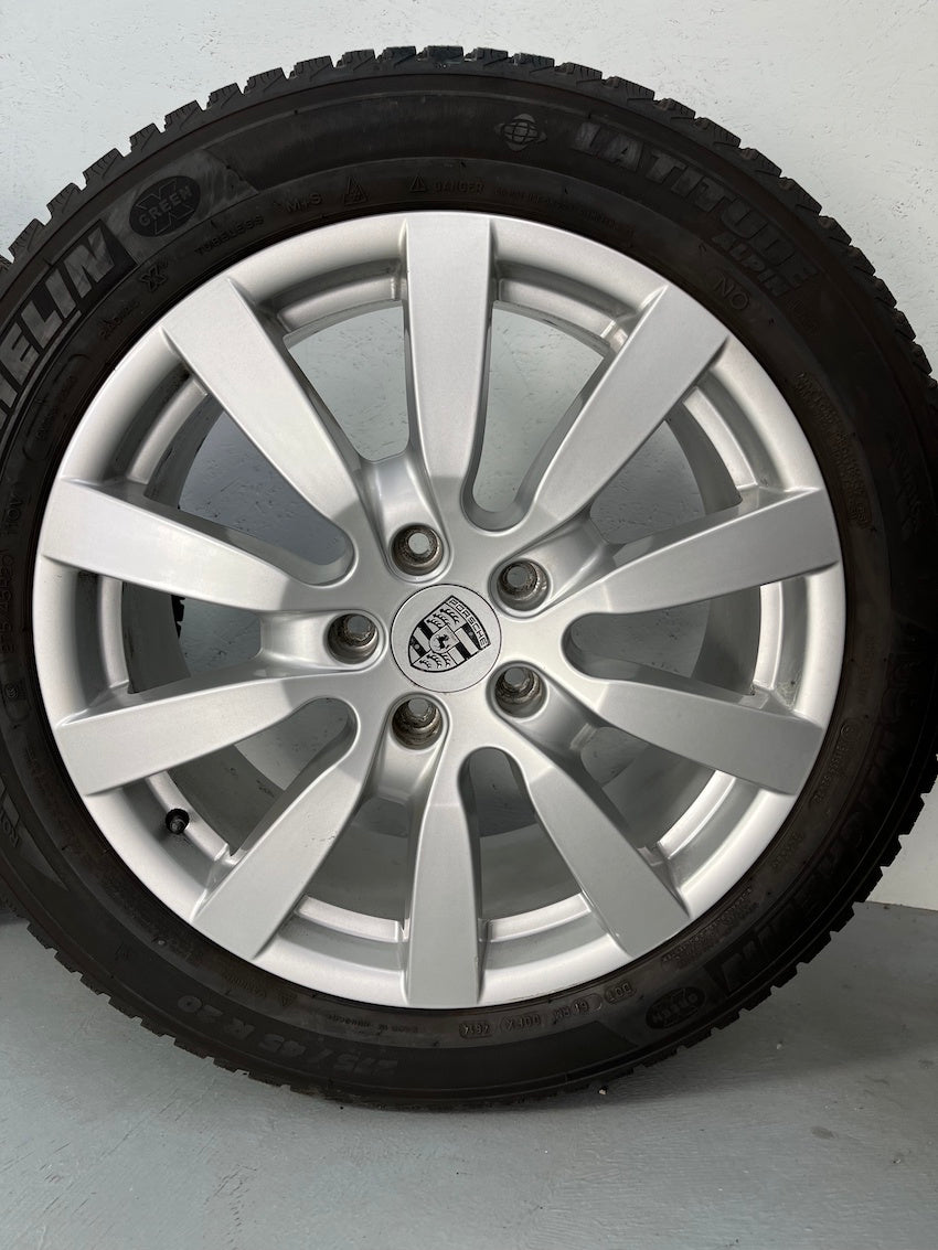 Porsche Cayenne 958 20 Zoll Sport Design II Winter Räder 958 Michelin