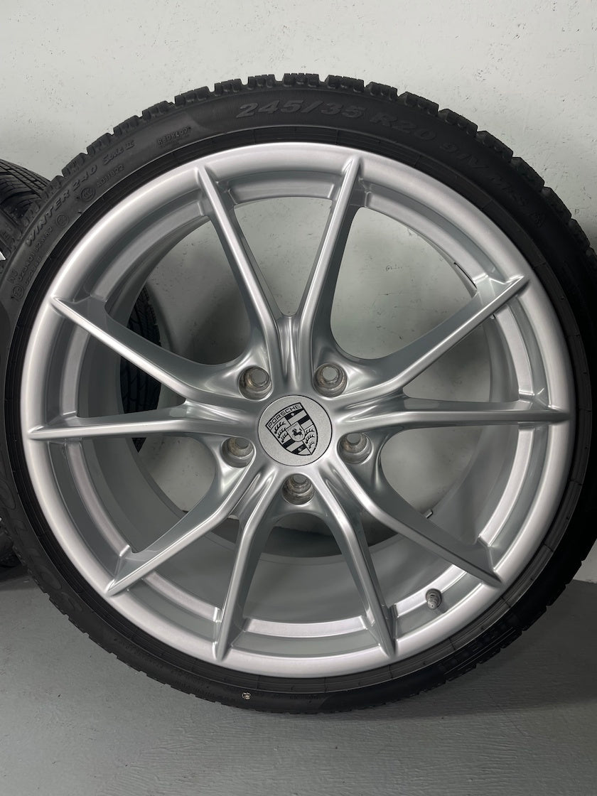 Porsche 991.2 20 Zoll Carrera S Winter Räder Pirelli 4S C4 6,5-7mm
