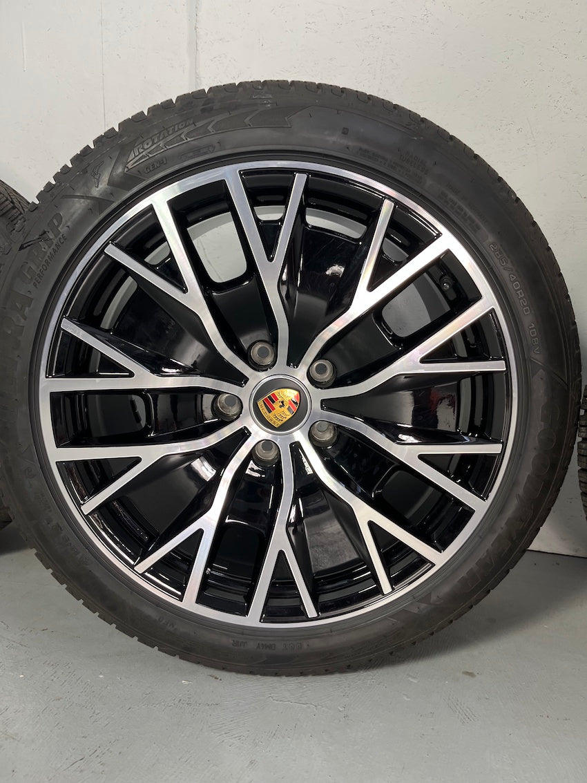 Porsche Taycan 20 Zoll TURBO S AERO DESIGN Winterräder 7,5-8mm TOP