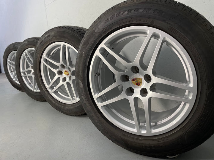Porsche Macan I Macan II 18 Zoll Winter Räder Pirelli 6,5mm DOT2020