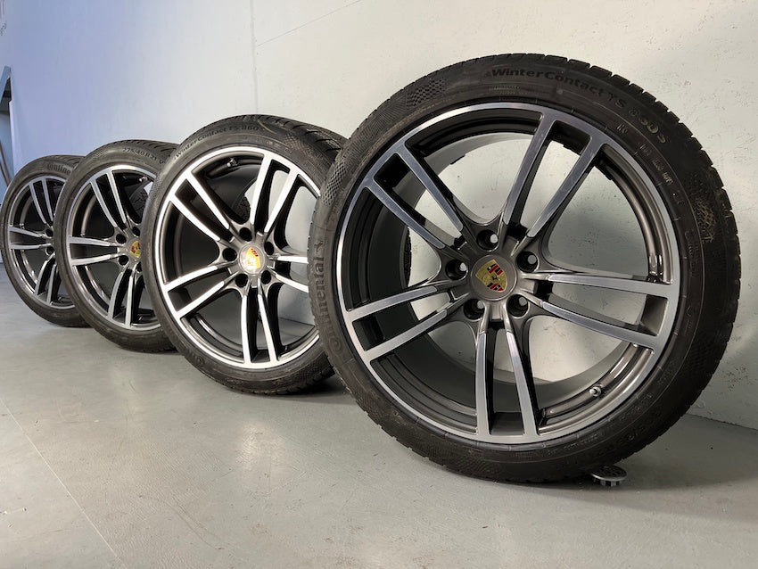 Porsche Cayenne E3 9Y0 21 Zoll Turbo Winter Räder Conti MwSt.awb.