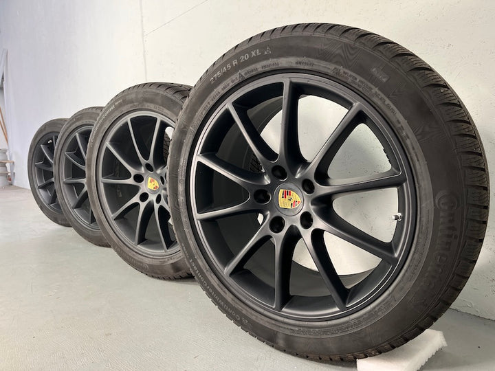 Porsche Cayenne 20 Zoll E3 DESIGN Winterräder Continental DOT2021 500Km