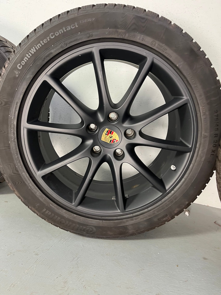 Porsche Cayenne 20 Zoll E3 DESIGN Winterräder Continental DOT2021 500Km