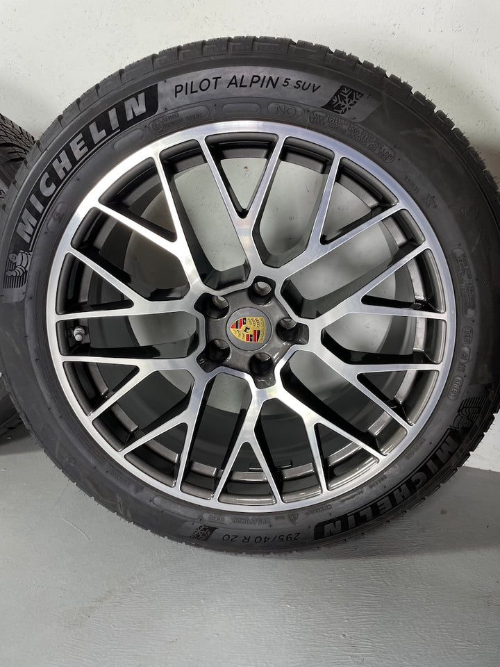 Porsche Macan 20 Zoll RS Spyder Winter Räder Michelin 7,5-8mm DOT2019