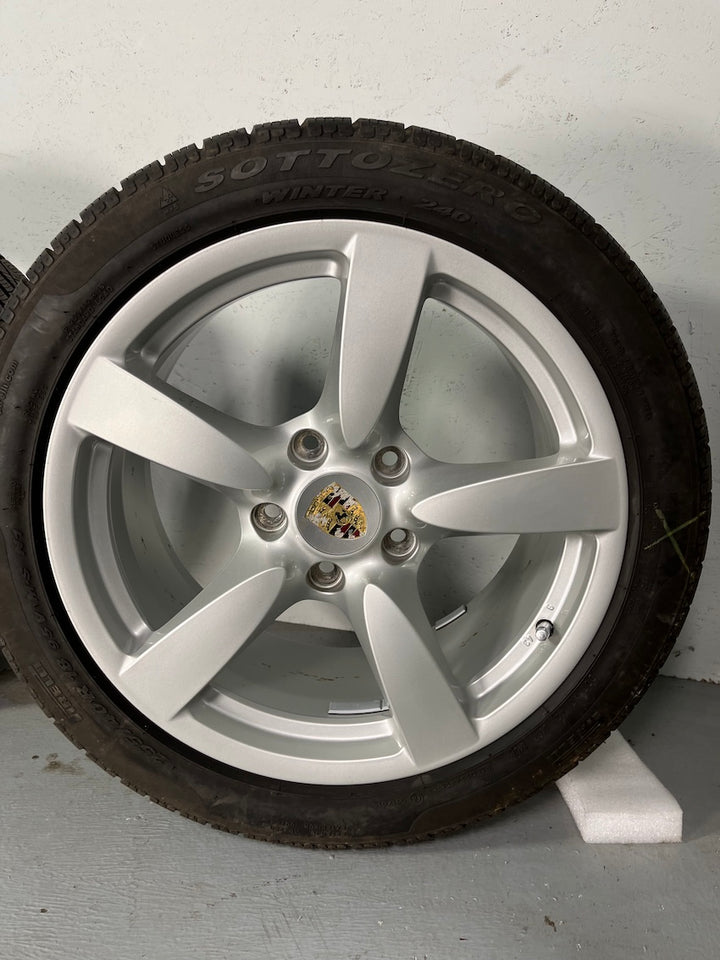 Porsche Boxster 987 18 Zoll Cayman S Felgen Räder Pirelli Winter