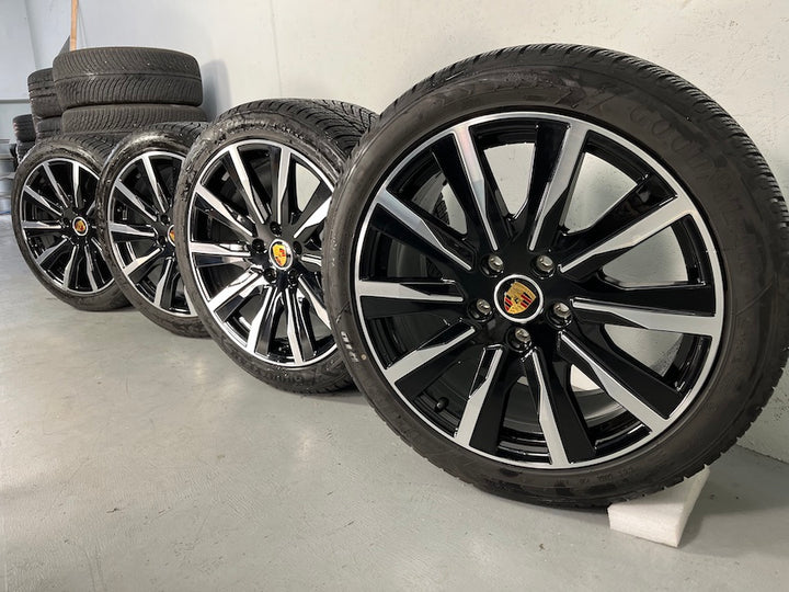 Porsche Taycan J1 20 Zoll Tequipment Design Winter Räder Goody. DOT2023 600Km