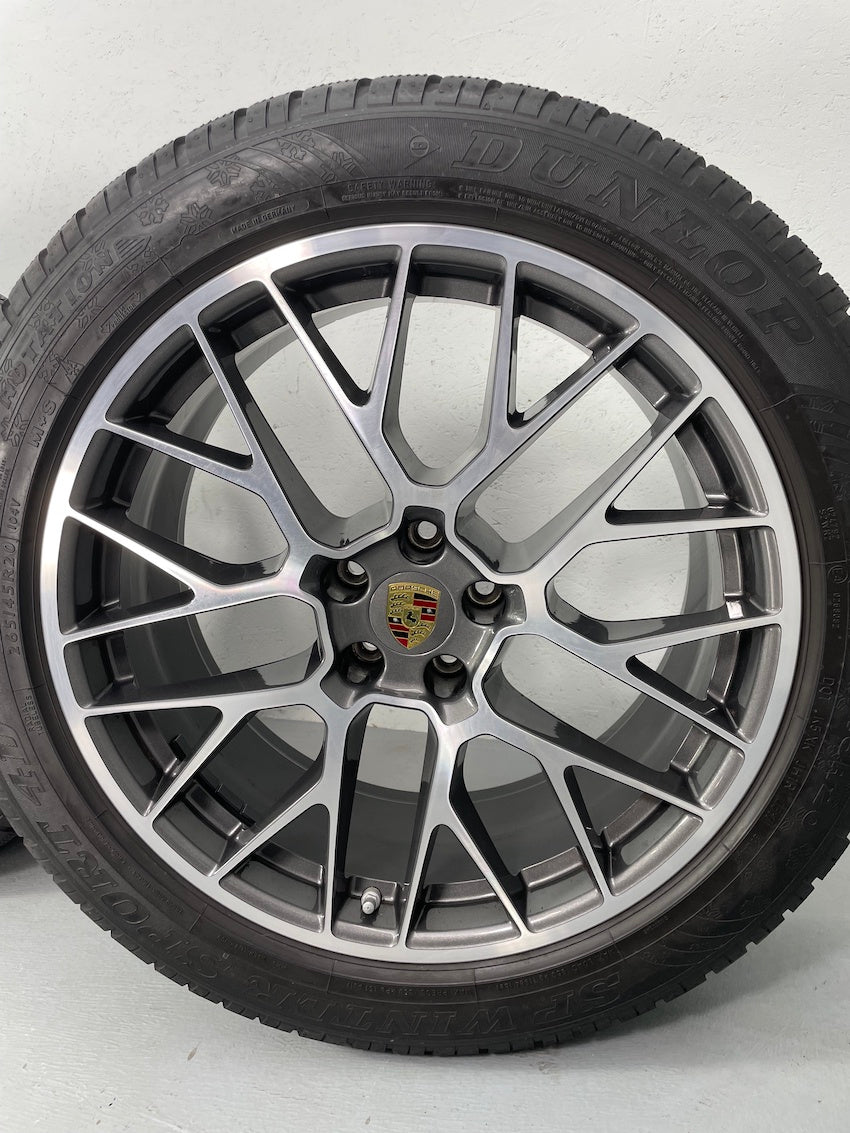Porsche Macan 20 Zoll RS Spyder Winter Räder Dunlop 6,5-7mm Macan I+II