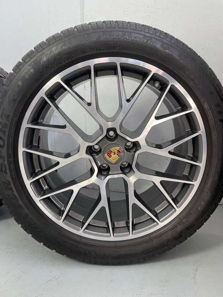 Porsche Macan 20 Zoll RS Spyder Winter Räder Dunlop 6,5-7mm Macan I+II
