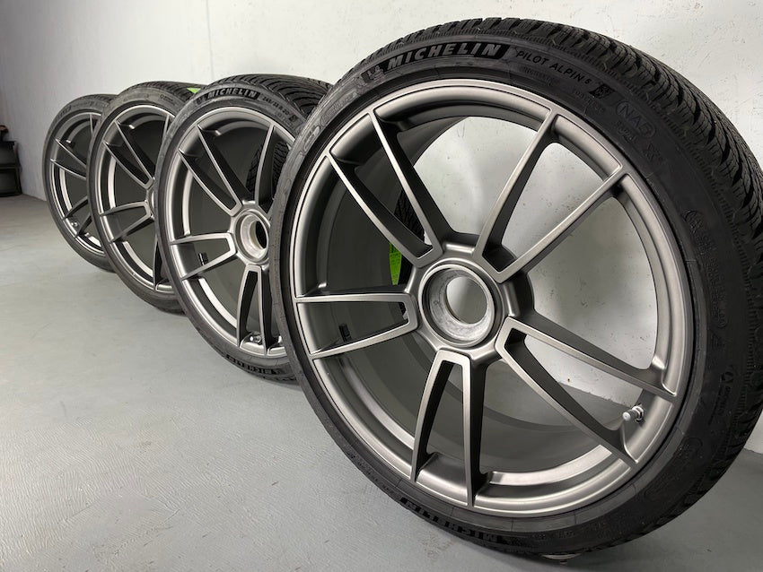 Porsche 992 20 21 Zoll Turbo S Winter Räder Michelin PLATINUM NUR 900Km