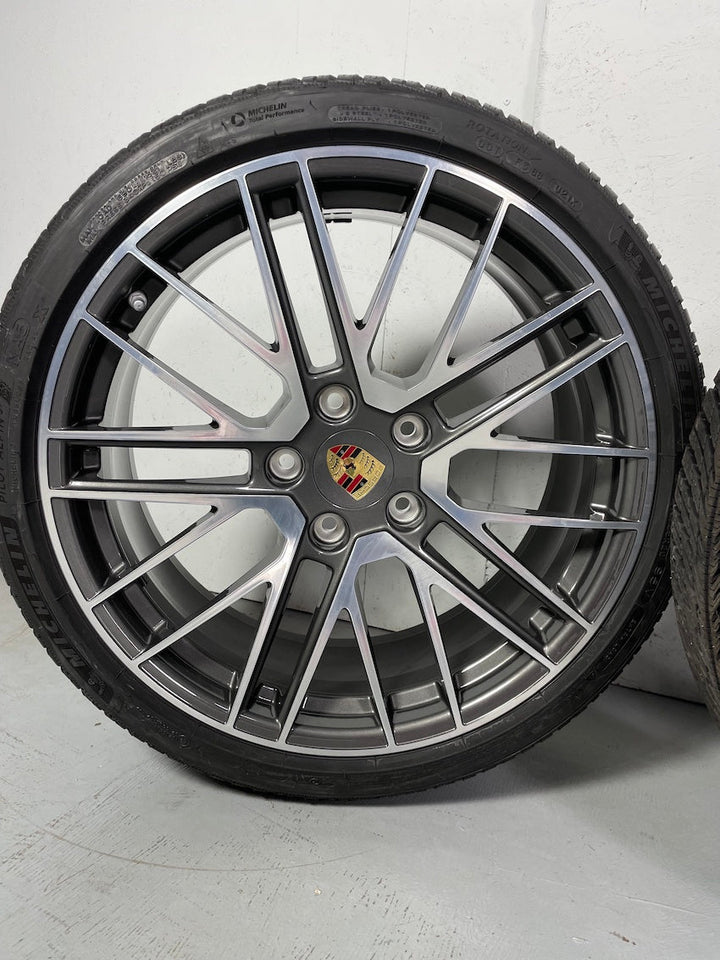 Porsche 992 20/21 Zoll Turbo Winter Räder Michelin DOT2023 NUR 800Km 7-8mm