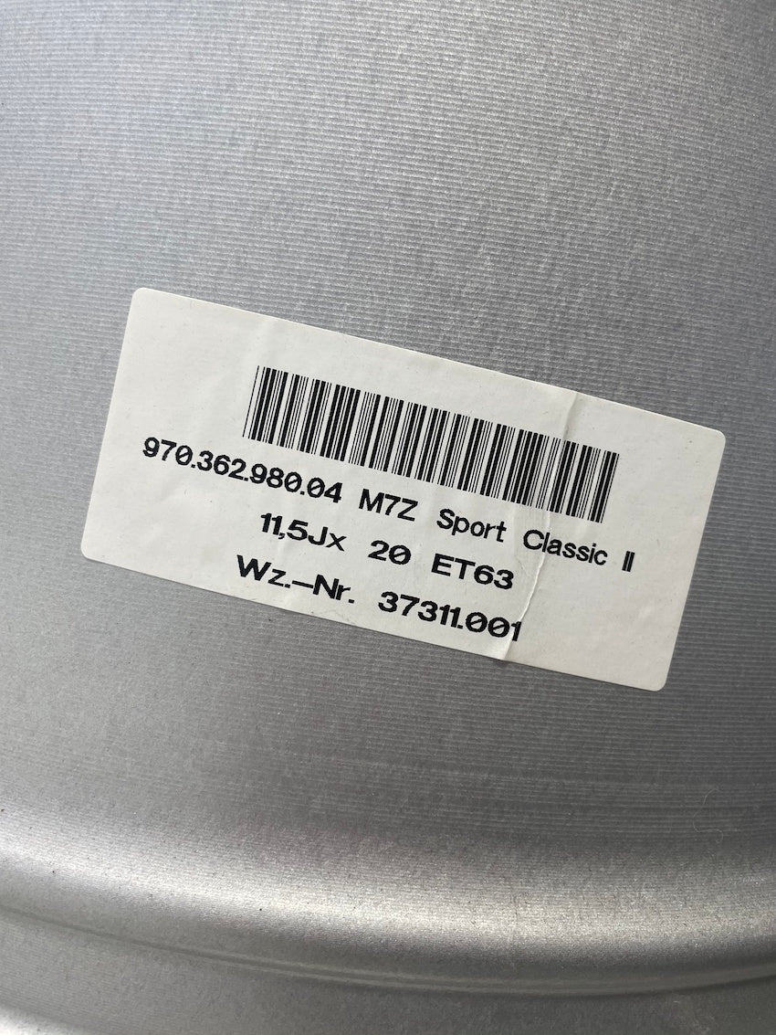 Porsche Panamera 20 Zoll Sport Classic II Felgen NEU GTS GT-silber 970