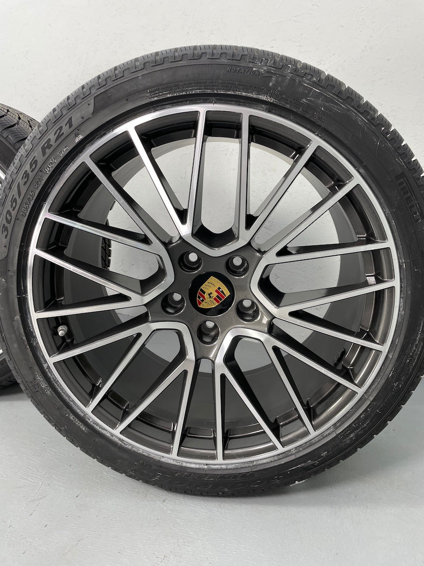 Porsche Cayenne E3 21 Zoll RS Spyder Winter Räder NEUER RADSATZ Pirelli