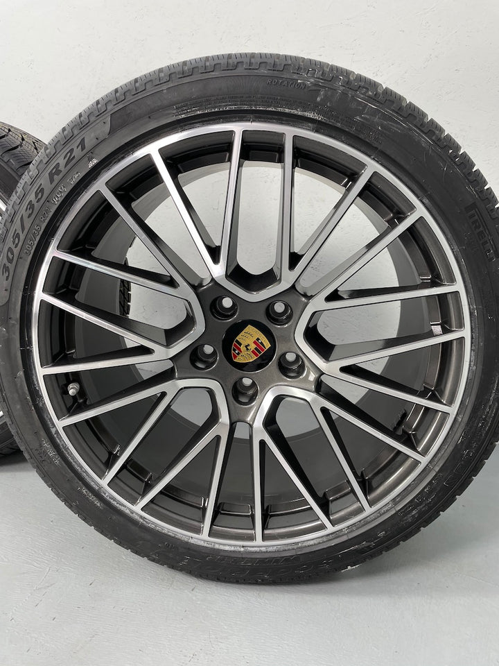 Porsche Cayenne E3 21 Zoll RS Spyder Winter Räder NEUER RADSATZ Pirelli