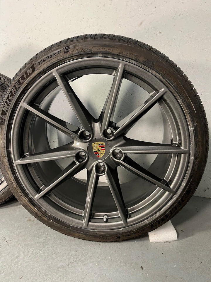 Porsche 992 20 21 Zoll Carrera S Winter Räder Michelin 6-7,5mm MwSt.