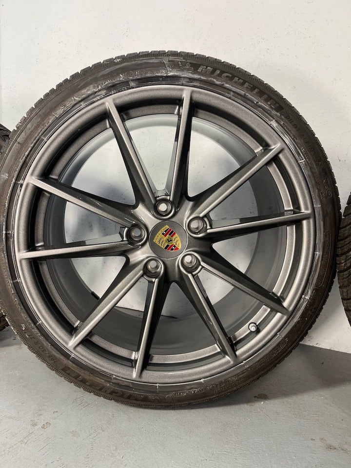 Porsche 992 20 21 Zoll Carrera S Winter Räder Michelin 6-7,5mm MwSt.