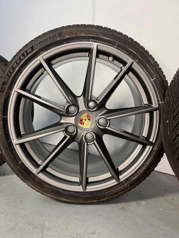 Porsche 992 20 21 Zoll Carrera S Winter Räder Michelin 6-7,5mm MwSt.