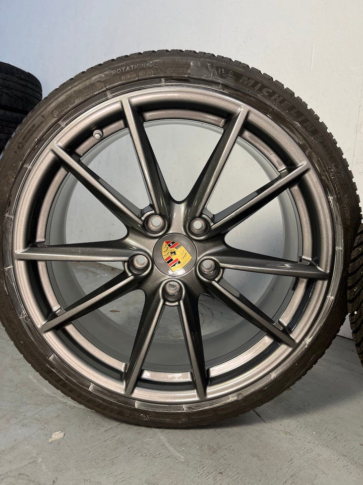 Porsche 992 20 21 Zoll Carrera S Winter Räder Michelin 6-7,5mm MwSt.