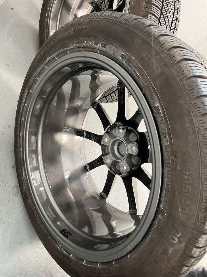 Porsche Cayenne 20 Zoll E3 SPORT Winter Räder Conti TITANGRAU TOP